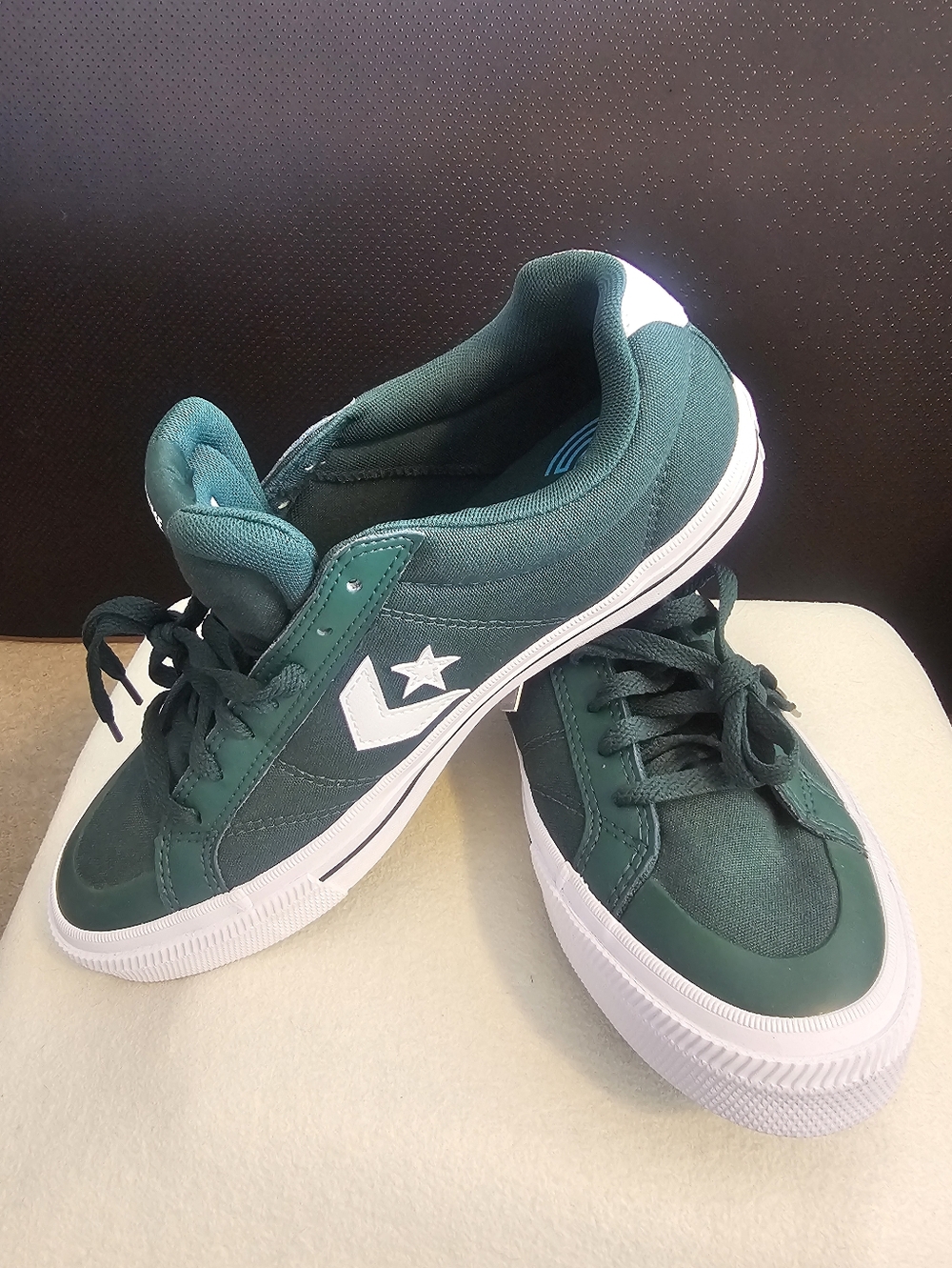 NEW!! CONVERSE Comfort Cushion Sport/casual Low Top Green Sneakers Mens SIZE 10
